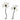 Set 2 brose tip floare, bej, Basilia C12