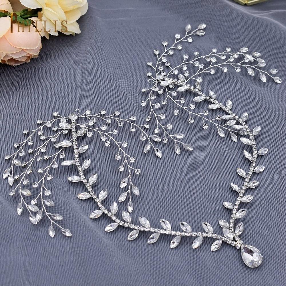 Accesoriu de par, argintiu, cu pietre, Severa C4 - Pursehuit.ro