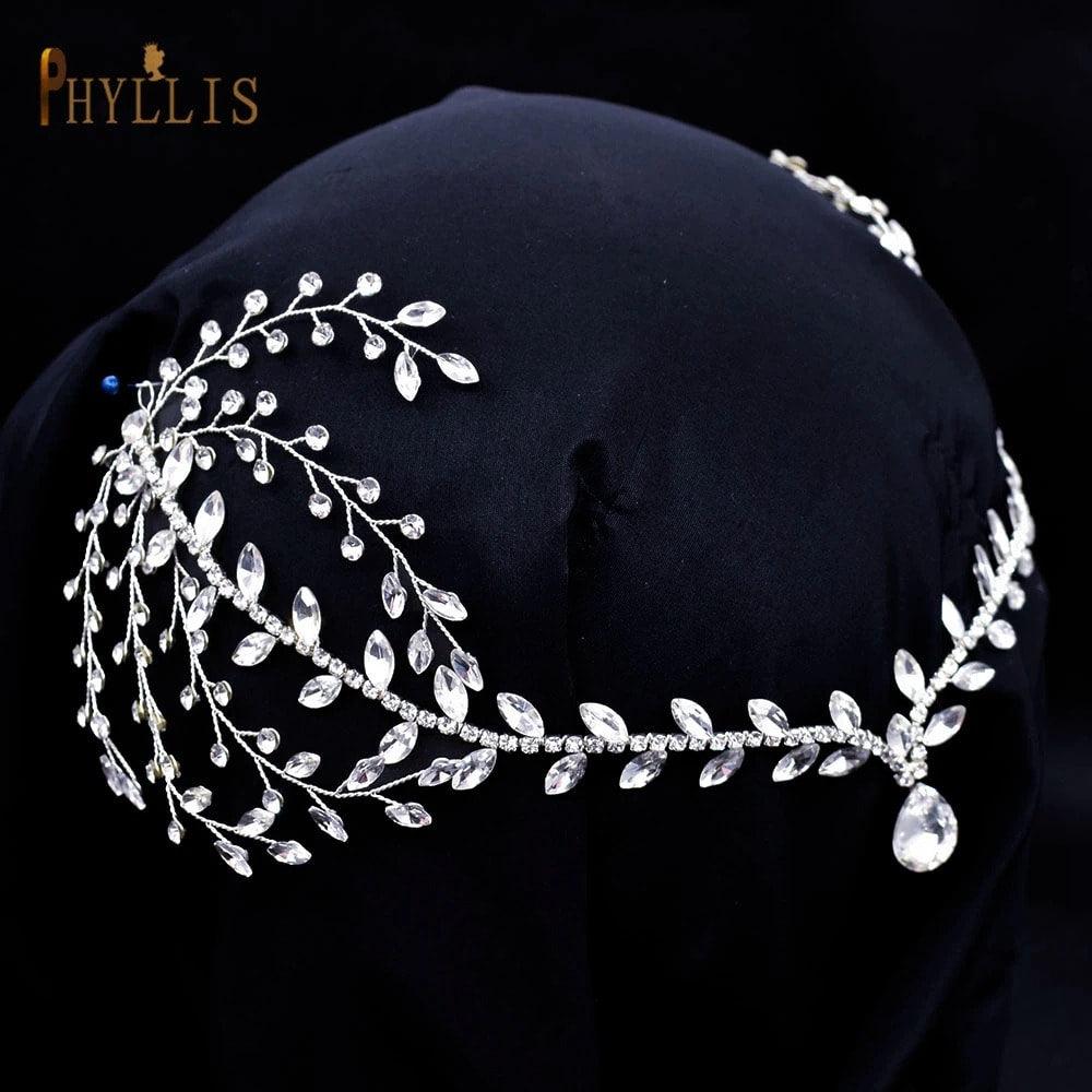 Accesoriu de par, argintiu, cu pietre, Severa C4 - Pursehuit.ro