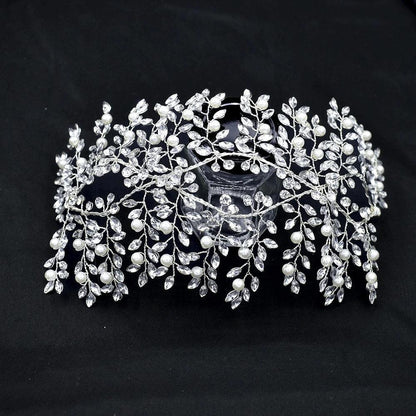 Accesoriu de par, argintiu, cu pietre, Thorid C11 - Pursehuit.ro