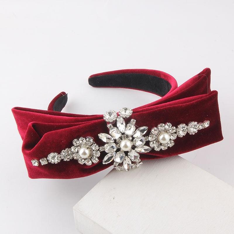 Bentita visinie, cu funda si pietre, Agna C5 - Pursehuit.ro