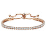 Bratara tennis, rose gold, cu pietre, Genia C1 - Pursehuit.ro