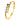 Bratara aurie, tip bangle, din otel inoxidabil, suflata cu aur 18k, cu zirconii si trifoi, Ismera C2