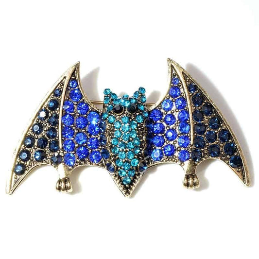 Brosa aurie, forma de liliac, cu pietre, Claudia C1 - Pursehuit.ro