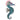 Brosa argintie, forma de calut de mare, cu pietre, Andrew C2 - Pursehuit.ro