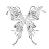 Brosa argintie, forma de fluture, Edith C7