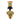 Brosa aurie, forma de barbat african, cu pietre si perle, Martina C1 - Pursehuit.ro