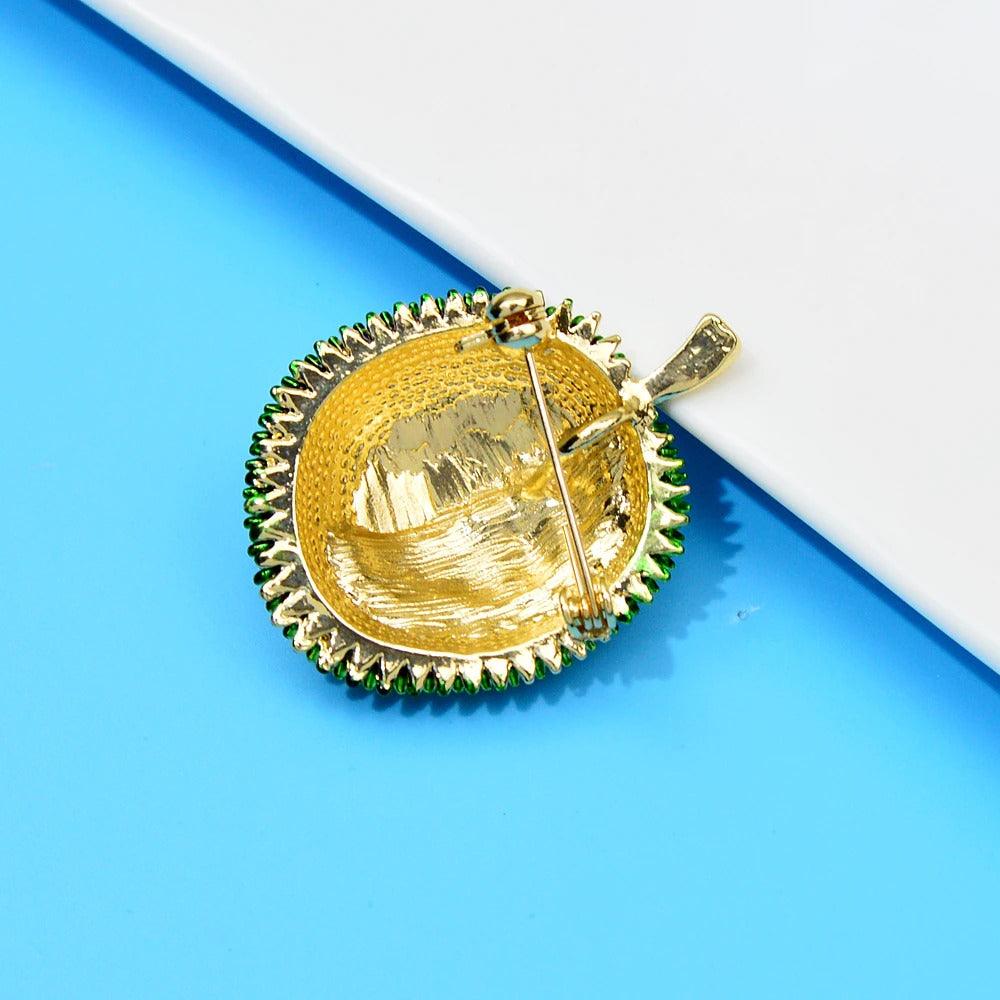 Brosa aurie, forma de fruct Durian, Marner C1 - Pursehuit.ro