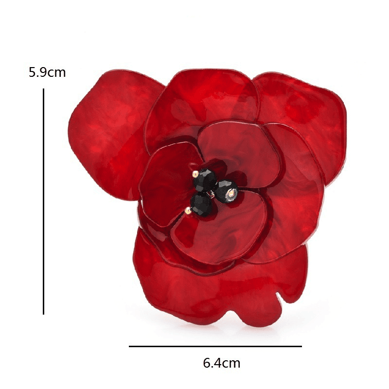 Brosa rosie, forma de floare, Isla C3