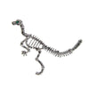 Brosa schelet dinozaur, argintie, Marthine C5