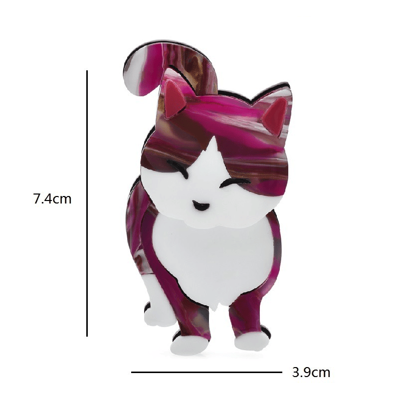 Brosa visinie, forma de pisica, Ivalo C7
