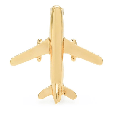 Brosa aurie, forma de avion, Alana C2 - Pursehuit.ro