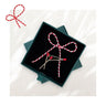 Brosa aurie, forma de chibrituri, cu snur de martisor si cutiuta cadou, Alisa - Pursehuit.ro