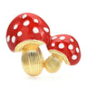 Brosa aurie, forma de ciupercute rosii, Alena C3 - Pursehuit.ro