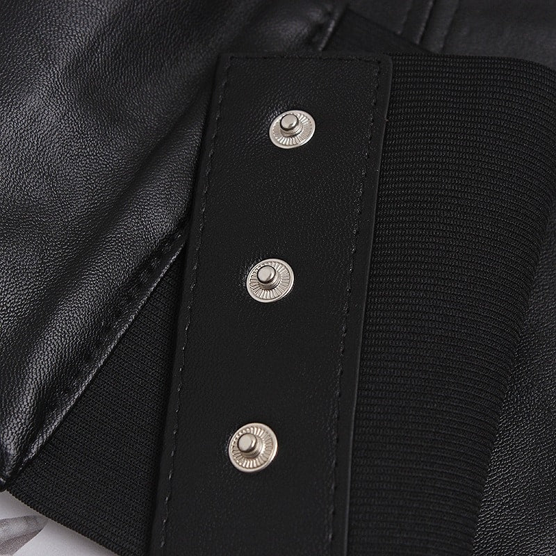 Centura corset, neagra, elastica, din piele ecologica, Chloe C1