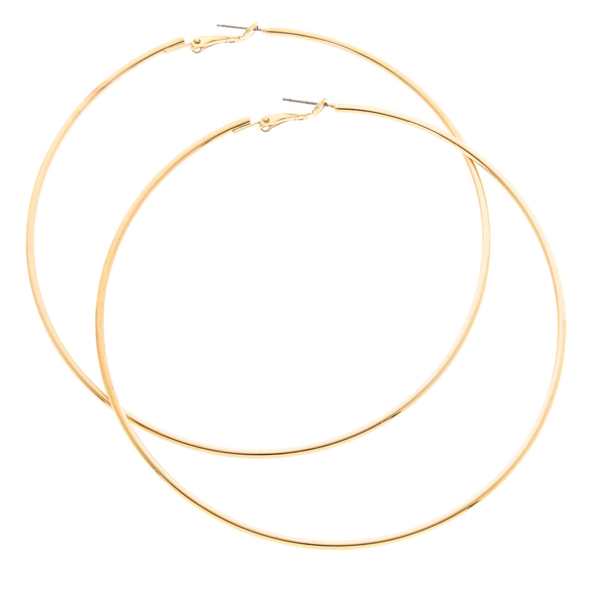 Cercei aurii, hoop, rotunzi, Kirsi C8