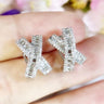 Cercei argintii, cu pietre din zirconiu, Alita C14 - Pursehuit.ro