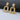 Cercei aurii, cu clips, textura incretita, Dolores C1 - Pursehuit.ro