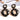 Cercei aurii, cu pete negre, Yasmina C2 - Pursehuit.ro
