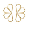 Cercei aurii, forma de fagure, Odeta C8