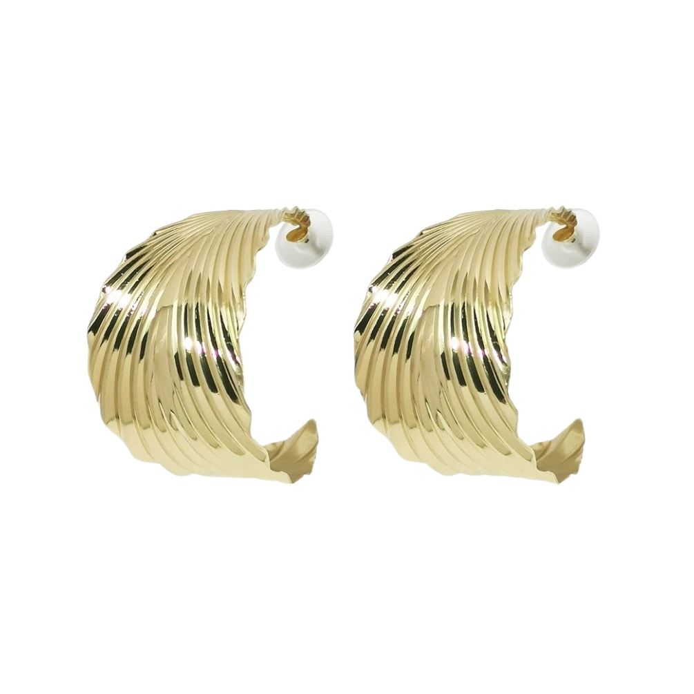 Cercei aurii, forma de frunza, Margun C7