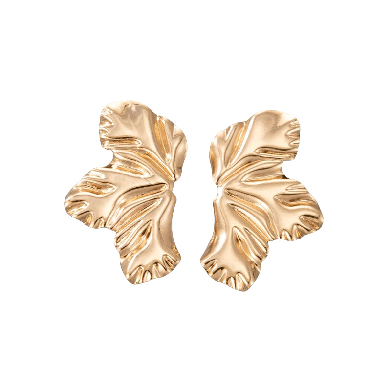 Cercei aurii, forma de frunze, Mareike C13