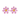 Cercei roz, forma de floare, cu margelute galbene, Traute C1 - Pursehuit.ro