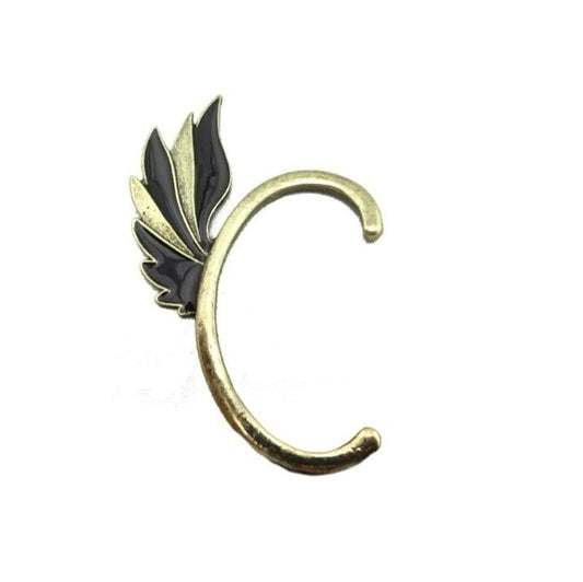 Cercel auriu, ear cuff, cu aripa, Rosalinn C6