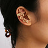 Cercel ear cuff, auriu, forma de sarpe, Rise C32