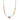 Colier auriu, cu margelute colorate, litera L C2 - Pursehuit.ro