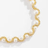 Colier auriu, cu perle, Amaya C18