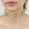 Colier choker, auriu, Gertina C9