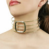 Colier choker auriu, in 4 straturi, Nicholas C8