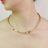 Colier choker auriu, stil contemporan, Jeanet C15