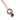 Colier rose gold, cu cerculet si pietre din zirconiu, Siegfred C10 - Pursehuit.ro