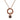 Colier rose gold, cu cerculet si pietre din zirconiu, Siegfred C10 - Pursehuit.ro
