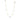 Colier auriu, cu perle patrate, suflat cu aur 14k, Davie C9