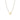 Colier auriu, din otel inoxidabil, cu perle si floare, suflat cu aur 18k, Debby C9
