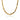 Colier auriu, din otel inoxidabil, cu piese geometrice, suflat cu aur 18k, Thyre C2