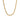 Colier auriu, din otel inoxidabil, suflat cu aur 18k, Dianne C12