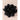 Colier choker, negru, cu floare, Benna C15 OUT - Pursehuit.ro