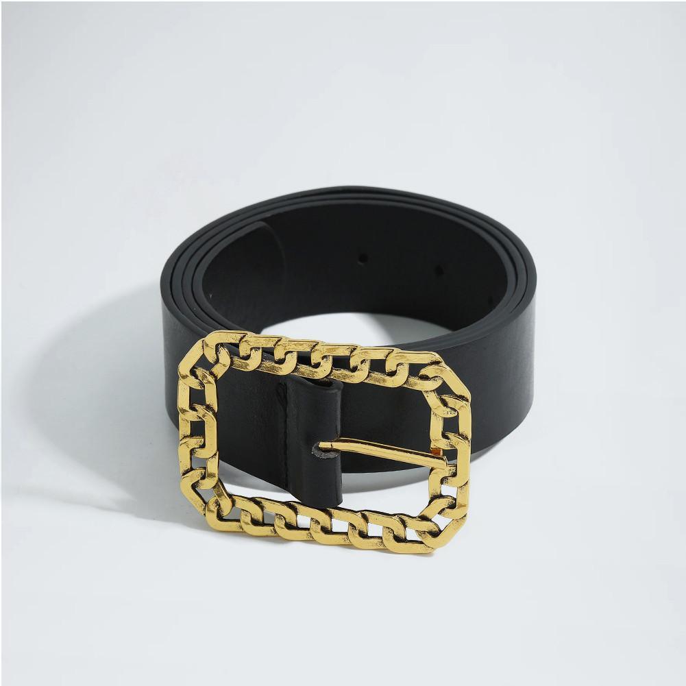 Curea neagra, cu catarama aurie, Ansa C4 - Pursehuit.ro