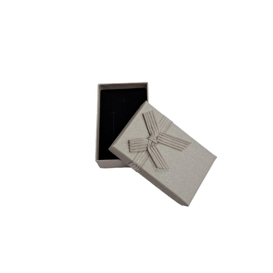 Cutie pentru cadou, gri, cu burete, 2.5 cm x 5 cm x 8 cm - Pursehuit.ro