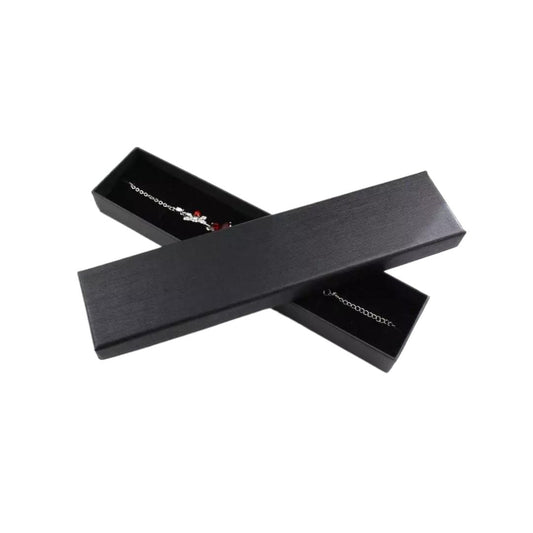 Cutie pentru cadou, neagra, cu burete, 2 cm x 4 cm x 20 cm - Pursehuit.ro