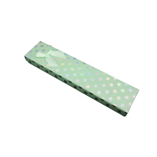 Cutie pentru cadou, verde, cu burete, 2 cm x 4 cm x 20 cm - Pursehuit.ro