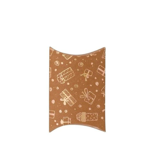 Cutie plic pentru cadou, kraft, 11x10x3cm - Pursehuit.ro