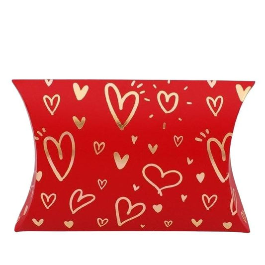 Cutie plic pentru cadou, rosie, 11x10x3cm - Pursehuit.ro