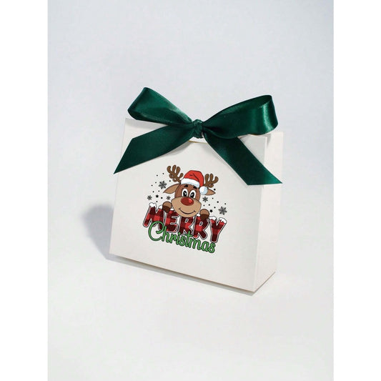 Cutiuta pentru cadou, alba, cu autoformare, 10 cm x 11.5 cm x 4.5 cm