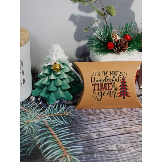 Cutiuta pentru cadou, maro, kraft, cu autoformare, stil plic, 6.5 cm x 9.5 cm x 2.5 cm