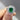 Inel argintiu, cu piatra verde din zirconiu, Jayne C28 - Pursehuit.ro